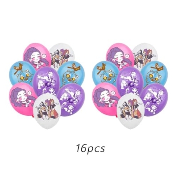 Vibrant 48Pcs Demon Hunters Birthday Party Decorations Set