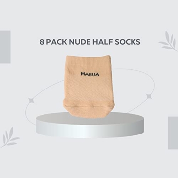MABUA Breathable No Show Half Socks - Comfort & Style