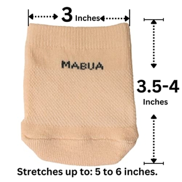 MABUA Breathable No Show Half Socks - Comfort & Style