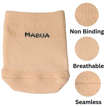 MABUA Breathable No Show Half Socks - Comfort & Style