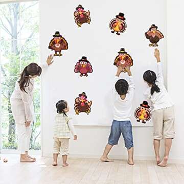 Thanksgiving Turkey Stickers for Kids - DIY Craft Fun