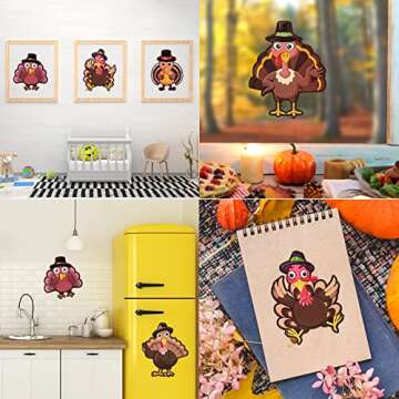 Thanksgiving Turkey Stickers for Kids - DIY Craft Fun