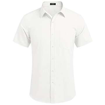 Stylish Comfort: COOFANDY Men's Chambray Button Down Shirt