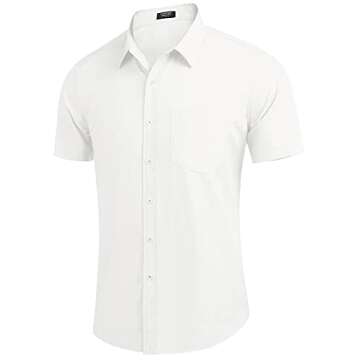 Buy COOFANDY Men's Stylish Casual Button Down Shirt Online