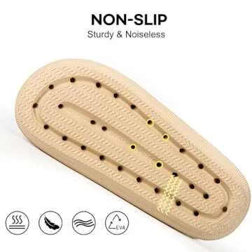 Comfortable Double Buckle Slide Slippers for Everyone