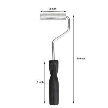 Fiberglass Roller Tools Kit - 3Pcs Bubble Paddle Tool Set for Repair