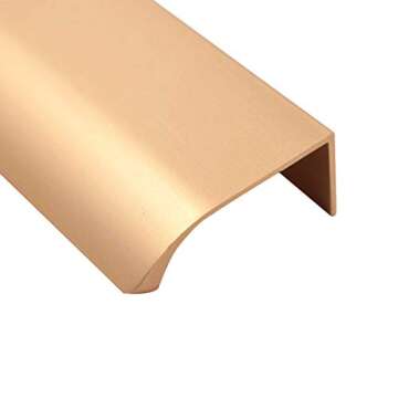 Sleek Arc Finger Edge Pulls - 10 Pcs Set for Modern Styling