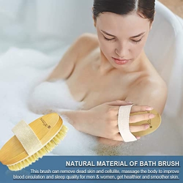 TEMEAYE Dry Brushing Body Brush for Exfoliation & Lymphatic Health