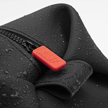 Tooletries - The Koby Dopp Kit - Silicone Toiletry Bag for Men, Travel Dopp Kit for Men - Heavy-Duty Zipper, Leak Resistance, Easy to Clean - 10" x 6" x 6" - Charcoal