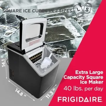 Frigidaire EFIC452 XL Ice Maker - 40 Lbs Clear Ice