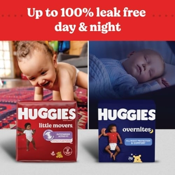 Huggies Overnites Size 5 Diapers 88 Ct for Dry Nights