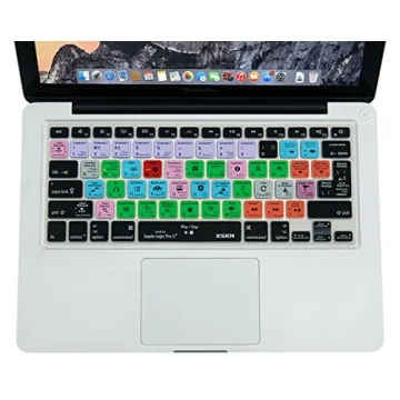 XSKN Logic Pro X Silicone Keyboard Skin Cover for MacBook
