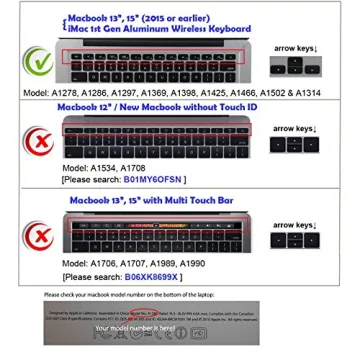 XSKN Logic Pro X Silicone Keyboard Skin Cover for MacBook