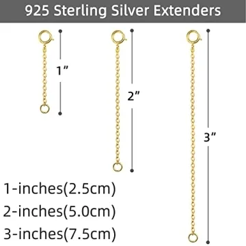 14K Gold Plated Necklace Extenders | Adjustable & Versatile
