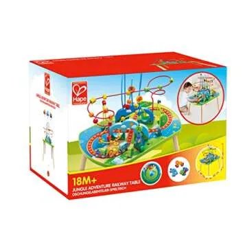 Hape Jungle Adventure Railway Table for Creative Play