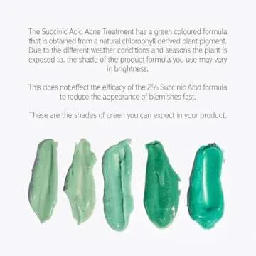 Inky The Inkey List Succinc Acid Acne Treatment with Salicylic Acid. Reduces Blemish and Absorbs Excess Oil. Exfoliates Skin 0.5 Fl Oz (Pack of 1)