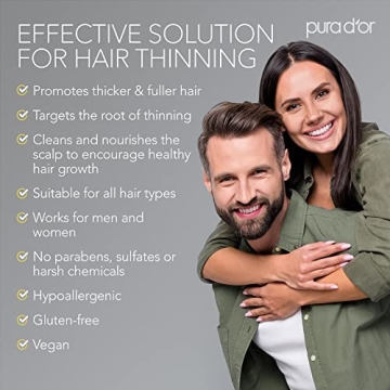 PURA D'OR Anti-Thinning Shampoo Vegan & Cruelty-Free