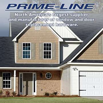 Prime-Line U 10385 Door Strike, for Use with 5-1/2 In. and 6 In. Hole Spacing On Dead Latch and Deadbolt, Steel, Satin Nickel (Single Pack)