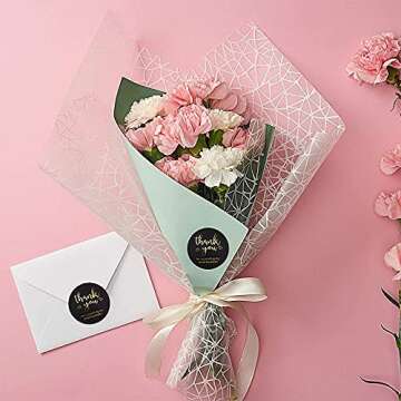 3 rolls1500PCS Thank You for Supporting My Small Business Sticker Labels,Thank You Stickers Roll,1"Thank You Stickers Labels for Envelopes,Bubble Mailers and Gift Bags Packaging