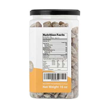 Homtiem Dried Crystallized Ginger Flavorsome Snacking Delight, All-Natural and Chewy, Perfect for Co...