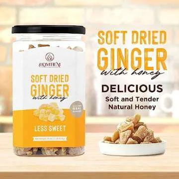 Buy Homtiem Crystallized Ginger Soft Chewy Natural Snack