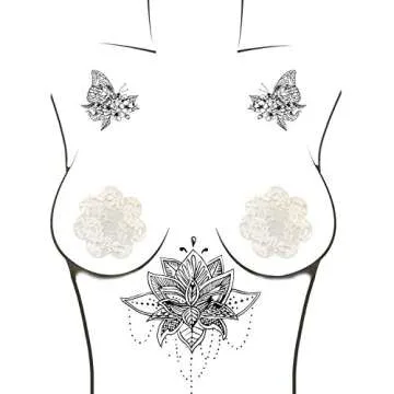 Neva Nude Lace Petal Nipztix for Ultimate Party Style