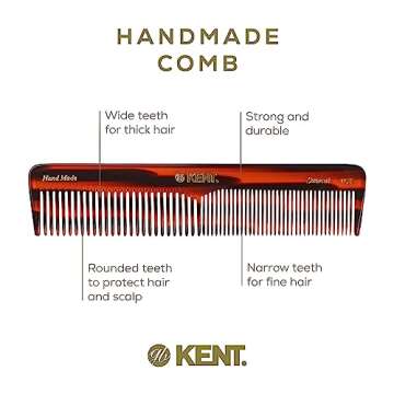 Kent Hair Combs for Professional Grooming and Care