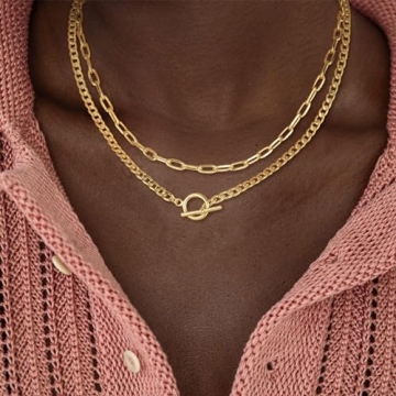 CHESKY Gold Layered Necklaces - 14K Trendy Jewelry