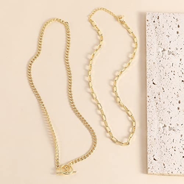 CHESKY Gold Layered Necklaces - 14K Trendy Jewelry
