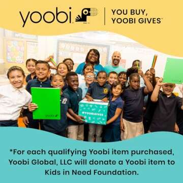 Yoobi x Harry Potter Gel Pens, Pen Set for Adults and Kids, Valentines Gifts for Kids, Colored, Cute, Fun, Smooth Writing, 1.0mm Point, Comfortable Grip Color Pens, Harry Potter Accessories