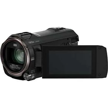 Panasonic Full HD Video Camera Camcorder HC-V770, 20X Optical Zoom, 1/2.3-Inch BSI Sensor, HDR Captu...
