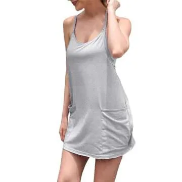 Stylish UNIANKIYA Workout Romper Dress for Women