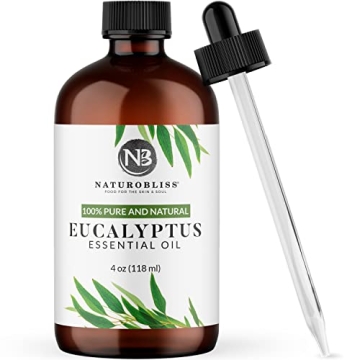 NaturoBliss 100% Pure Natural Undiluted Eucalyptus Essential Oil for Aromatherapy 4oz