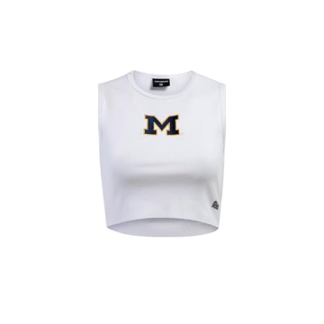 Women's Hype & Vice Crop Tank Top - University of Michigan