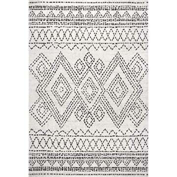 nuLOOM Olivia Transitional Moroccan Area Rug, 4x6, Beige