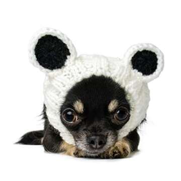 Zoo Snoods Panda Costume - Cozy Knit Snood for Pets