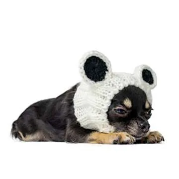 Zoo Snoods Panda Costume - Cozy Knit Snood for Pets