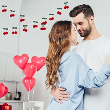 Jexine Cherry Garland 6.6Ft Party Decoration - Vibrant DIY