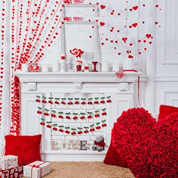 Jexine Cherry Garland 6.6Ft Party Decoration - Vibrant DIY