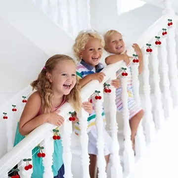 Jexine Cherry Garland 6.6Ft Party Decoration - Vibrant DIY