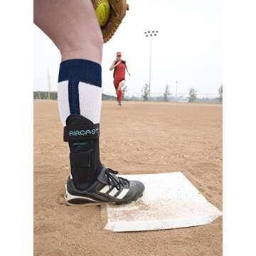 Aircast AirSport Ankle Support Brace, Left Foot, Medium