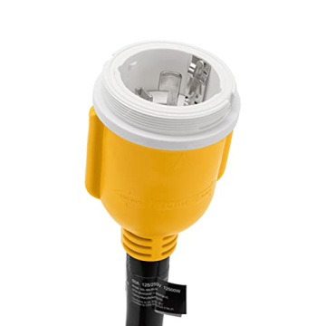 Camco 55572 50 AMP Dogbone Adapter for RVs and Boats