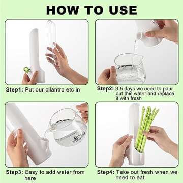 UEOZ Herb Saver: Keeps Greens Fresh for Weeks