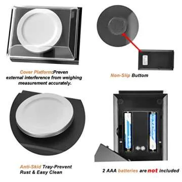 RASSE Digital Pocket Scale for Accurate Weighing