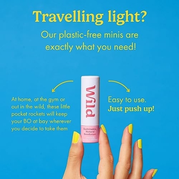 Wild Mini Deodorants - Eco-Friendly Travel Size Trio