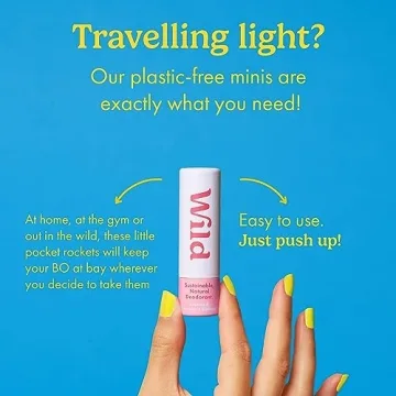 Wild Mini Deodorants - Eco-Friendly Travel Size Trio