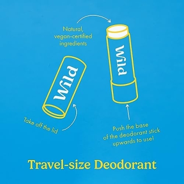 Wild Mini Deodorants - Eco-Friendly Travel Size Trio
