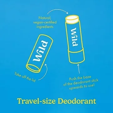 Wild Mini Deodorants - Eco-Friendly Travel Size Trio