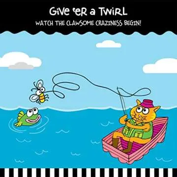 Fat Cat Tadpole Cat Wand Stuffed with 100% Organic Catnip Interactive Toy