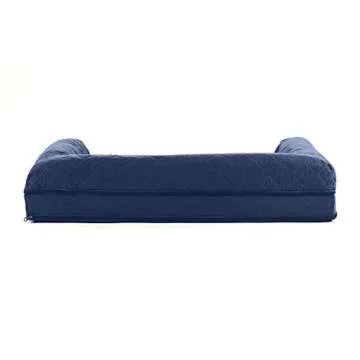 Furhaven Orthopedic Dog Bed for Large Dogs - Navy Blue